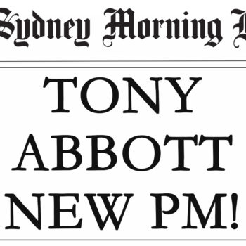 Tony Abbott Headline